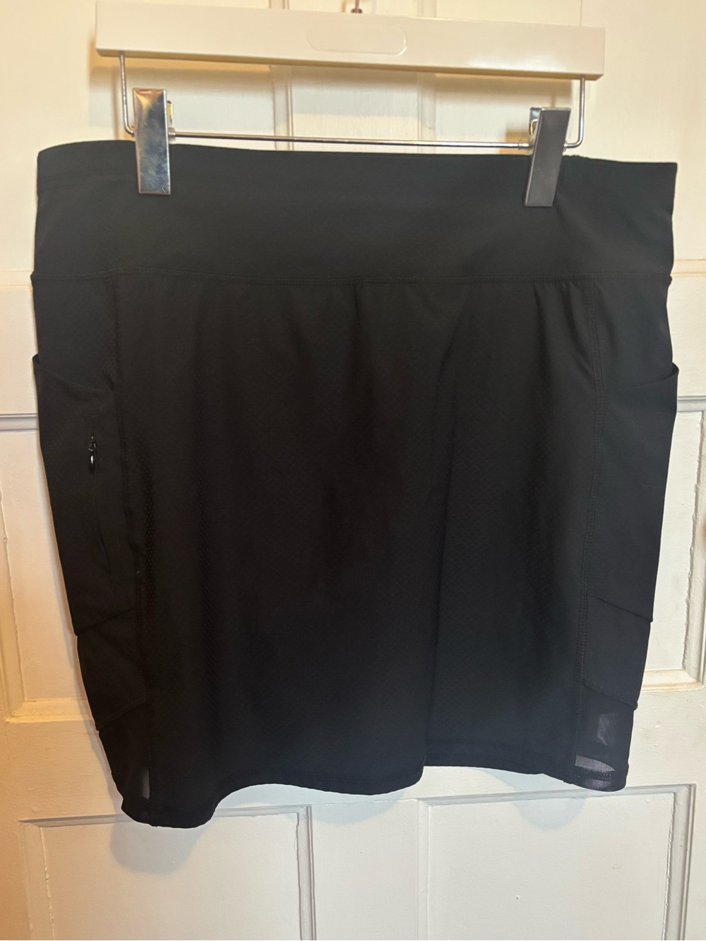 ACX Active Skort Size L/G - Black Athletic Golf Skort  with Shorts and Pockets